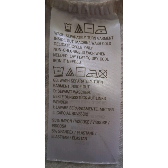 Belle By Kim Gravel Camouflage V-Neck Long Sleeve Tunic Top XL - Picture 7 of 8